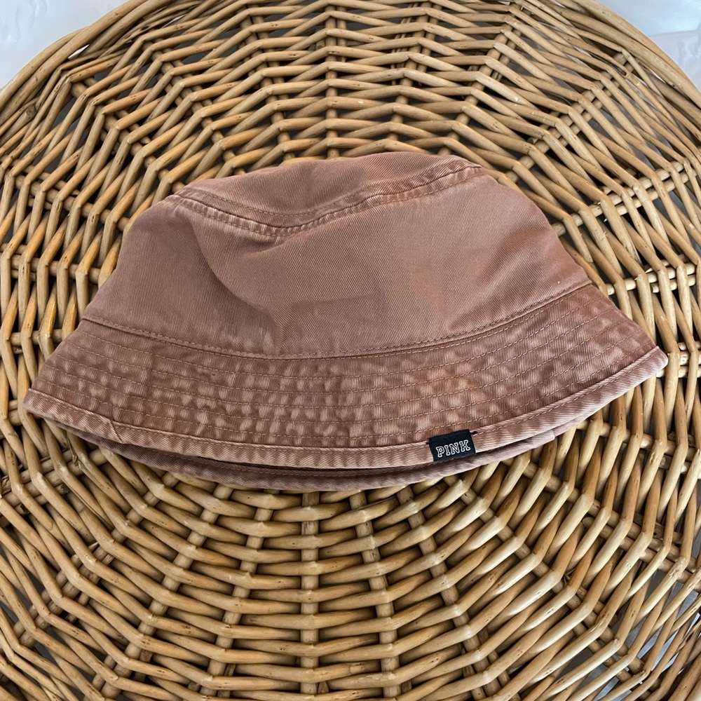 PINK Victoria's Secret Brown Bucket Hat - Picture 2 of 4